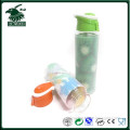 Pyrex glass water bottle with silicone sleeve